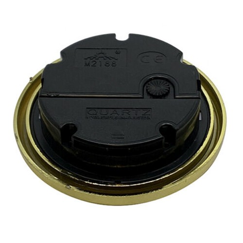 72mm (B) Quartz Replacement Gold Bezel Clock Inserts Roman Numerals 57-58mm Hole - Picture 2 of 2
