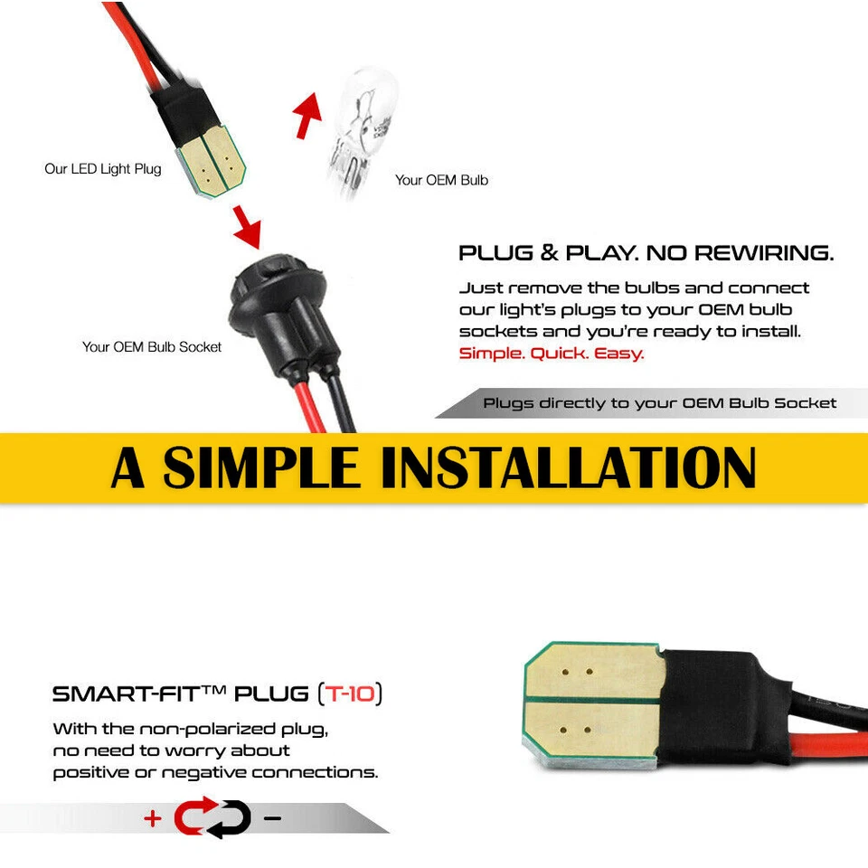 Luces marcadoras laterales de esquina ahumadas LED completas de 4 piezas para 94-98 Chevy C/K 1500 2500 3500 Foto 4 de 4