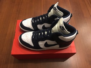 Nike Dunk High Retro QS Villanova Midnight Navy 2016 Size 10.5 - IN HAND | eBay