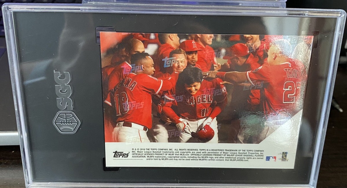 2018 Topps Now Shohei Ohtani RC #32 SGC 9.5 “MINT+” 1st Career 