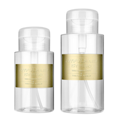 UK- 150/300ml Push Down Leer Pumpspender Tragbar Transparent Aufbewahrungsflasche