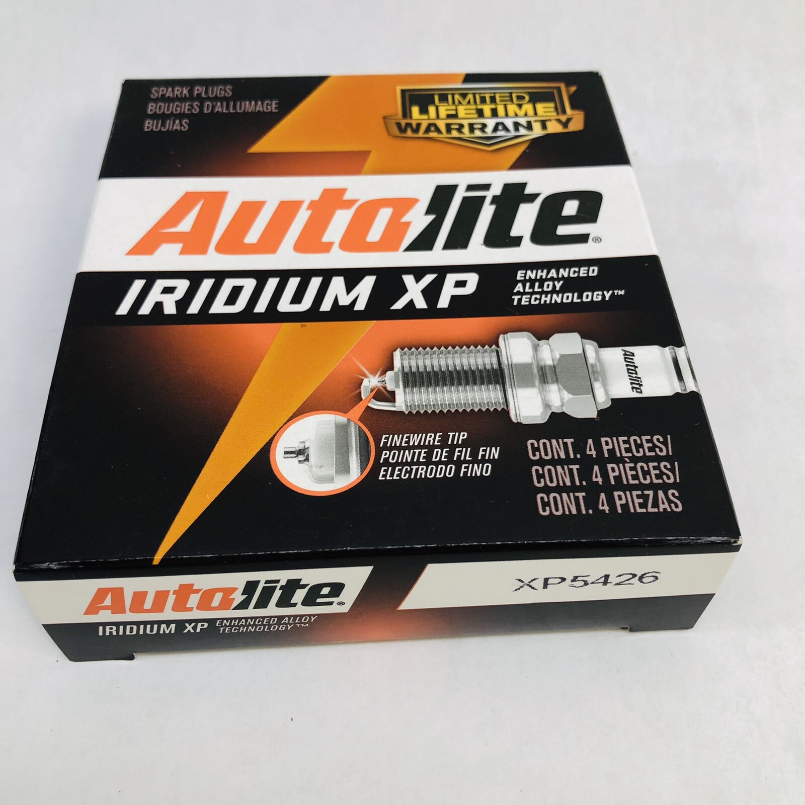 BOX OF 4 AUTOLITE XP5426 IRIDIUM XP ENCHANTED ALLOY TECHNOLOGY SPARK PLUG
