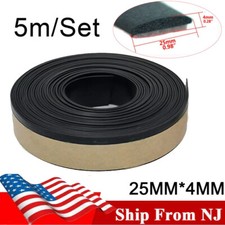 Universal 25mm4mm Car Windshield Sunroof Triangular Window Rubber Seal Strip 5m