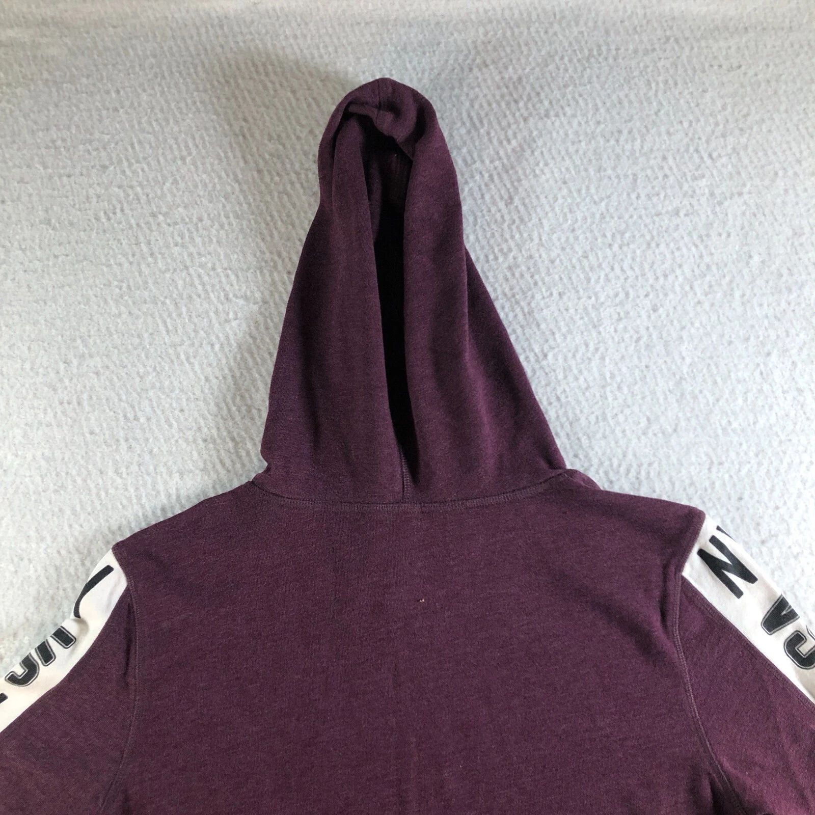 UNDERCOVER Felpa donna Victoria's Secret con cappuccio taglia S viola full zip manica lunga