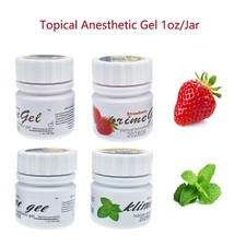 Dental Topical Anesthetic Gel 20 Benzocaine 1oz Jar Strawberry/Mint