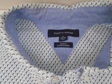 Tommy Hilfiger Slim Fit Size XL Short Sleeve Button Up Shirt 5131