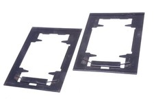   2 UNBRANDED REDUCING ADAPTER 9X12CM TO 6.5X9CM GLASS PLATE HOLDER INSERTS
