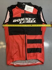Donkey Label Men  s Sleeveless Cycling Jersey Vest Large L 9075-9 