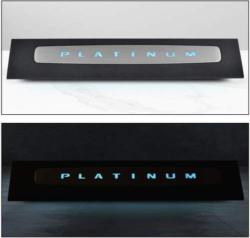 Fit For 17-22 Ford F250 F350 Super Duty Platinum LED Illuminated Door Sill Cover - Picture 10 of 12