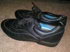 WOMAN'S NATURAL SPORT LEATHER LACE-UP WALKING/WORK SHOES SIZE 8 W *(GREAT SHAPE) — photo 2