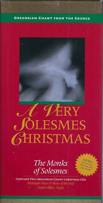 A Very Solesmes Christmas: 2 Music CDs Gregorian Chant Sung By Monks NIP!