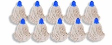 TRADITIONAL HEAVY DUTY COTTON REPLACEMENT MOP HEAD PUSH SOCKET WET FLOOR