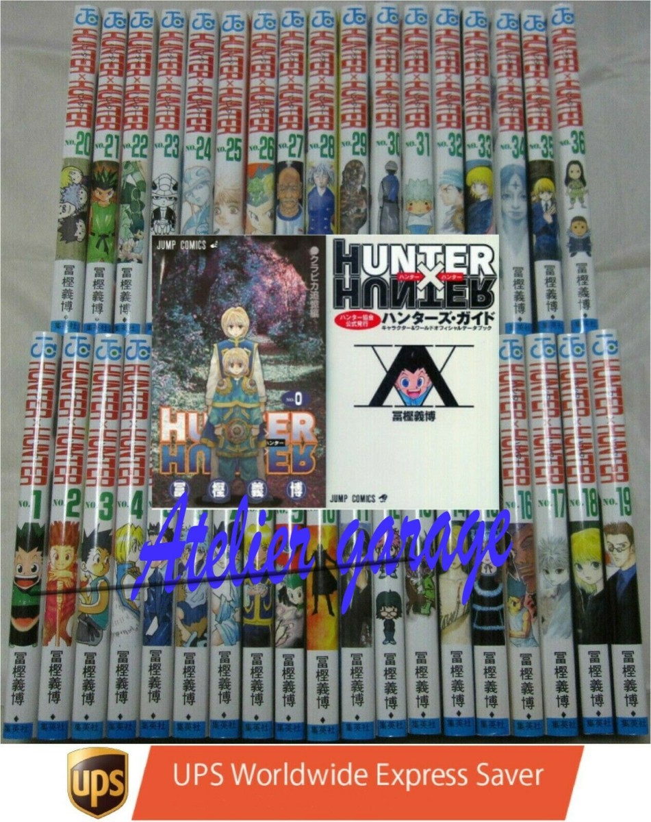 USED Hunter x Hunter Vol.0 Kurapika Tsuioku Hen+Vol.1-36+1 38 Set