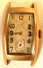 Waltham Wristwatch 9J Men's Parts or Repair Antique 750