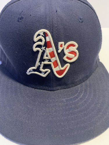 59 Fifty Official On-Field MLB Cap Oakland A's Baseball Adjustable Snapback - Picture 2 of 11