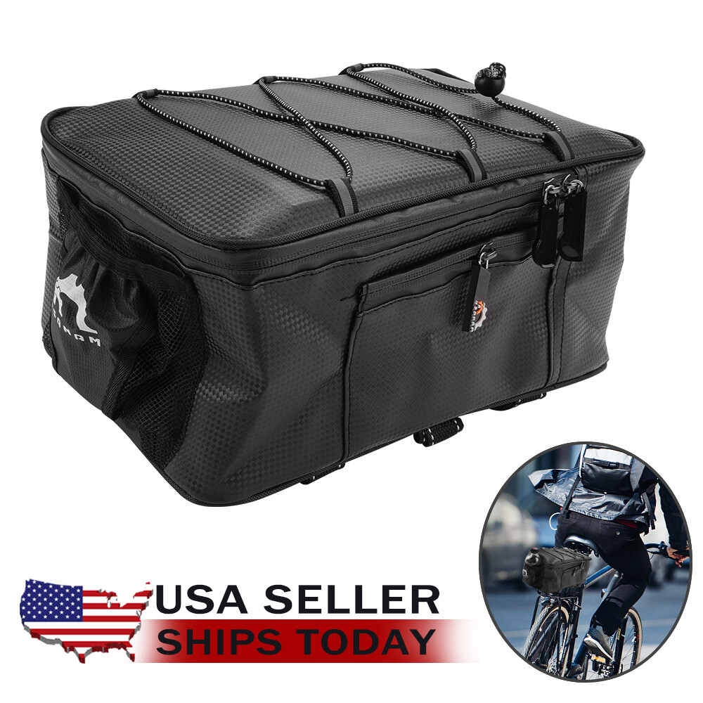 Bicycle Rear Rack Seat Bag Bike Cycling Waterproof Storage Pouch Trunk Pannier