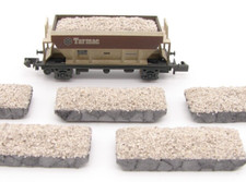 Precision N Gauge GRAHAM FARISH PGA HOPPER 6 X LIMESTONE LOADS eg Yeoman ARC