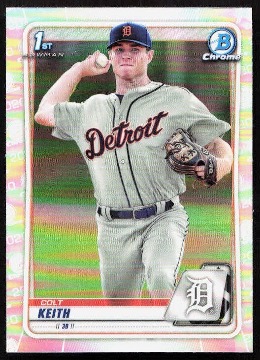 2020 Bowman Draft Chrome COLT KEITH Refractor Prospect Rookie Card RC #BD54 QTY