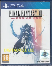 Final Fantasy XII The Zodiac Age PS4 Sony PlayStation 4 Brand New Factory Sealed