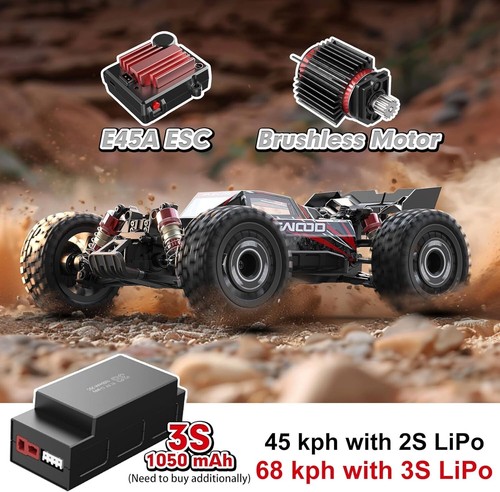Fast 1/16 RC Buggy with DIY Features - 42 MPH Brushless Off-Road Racing Car - Picture 5 of 8