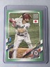 TREA TURNER 2021 Topps Japan Inaugural Edition Baseball Green Parallel #37/75