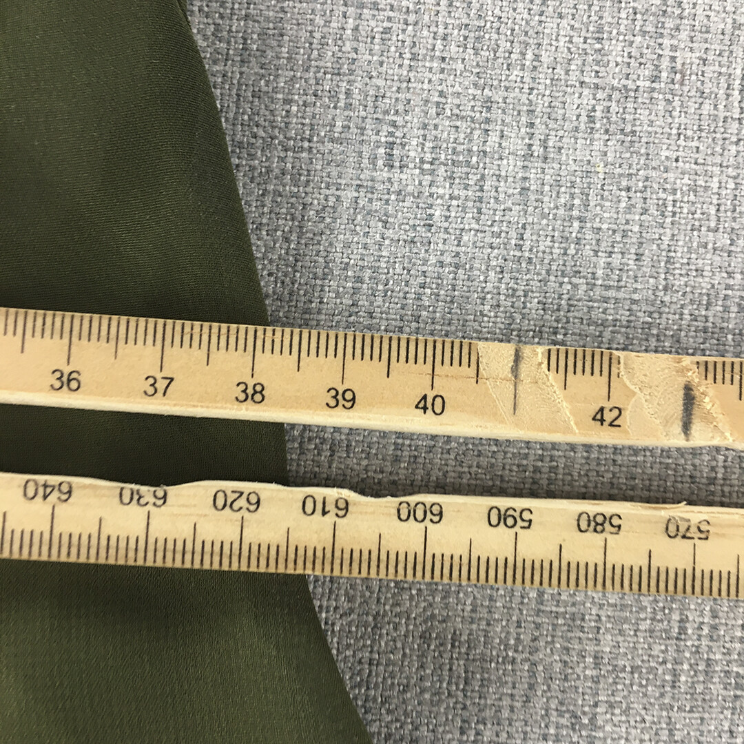 Select Womens Double Breasted Blouse Size 8 Khaki Green Sleeveless Top