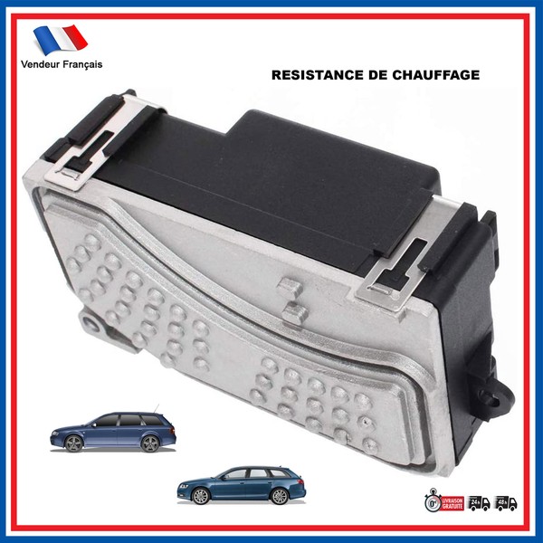 Partsline Widerstand LüFtermodul 6 Pole 12V FüR Audi A6 C6 4F CVC Cvc-Heizung-image