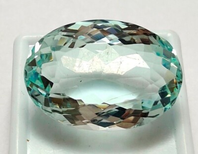 Sky Blue Synthetic Aquamarine Oval Cut Shape Loose Gemstone A12