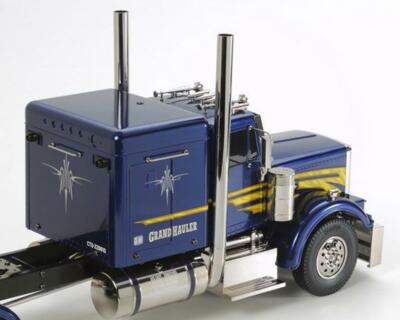 Tamiya 56319 1/14 Rimorchio Fantascienza Galassia Con Decalcomanie Laminate E Tetto