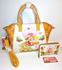 NEW Loungefly STRAWBERRY SHORTCAKE  FRIENDS Satchel Purse Bag  Wallet