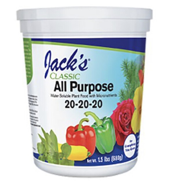 Jacks Classic All Purpose 20 20 20 fertilizer plant food 1