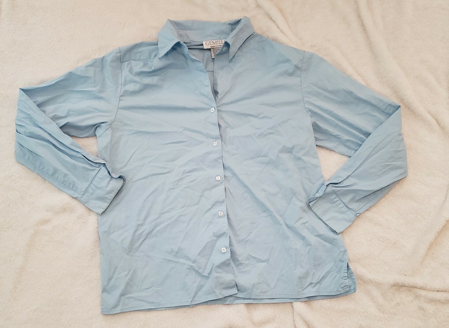 Gemilli Large Button Up Long Sleeve Collared Shir… - image 3