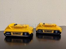 2-PACK of GENUINE DEWALT 2.0Ah Li-ion Batteries for All 20V MAX Tools DCB203-2
