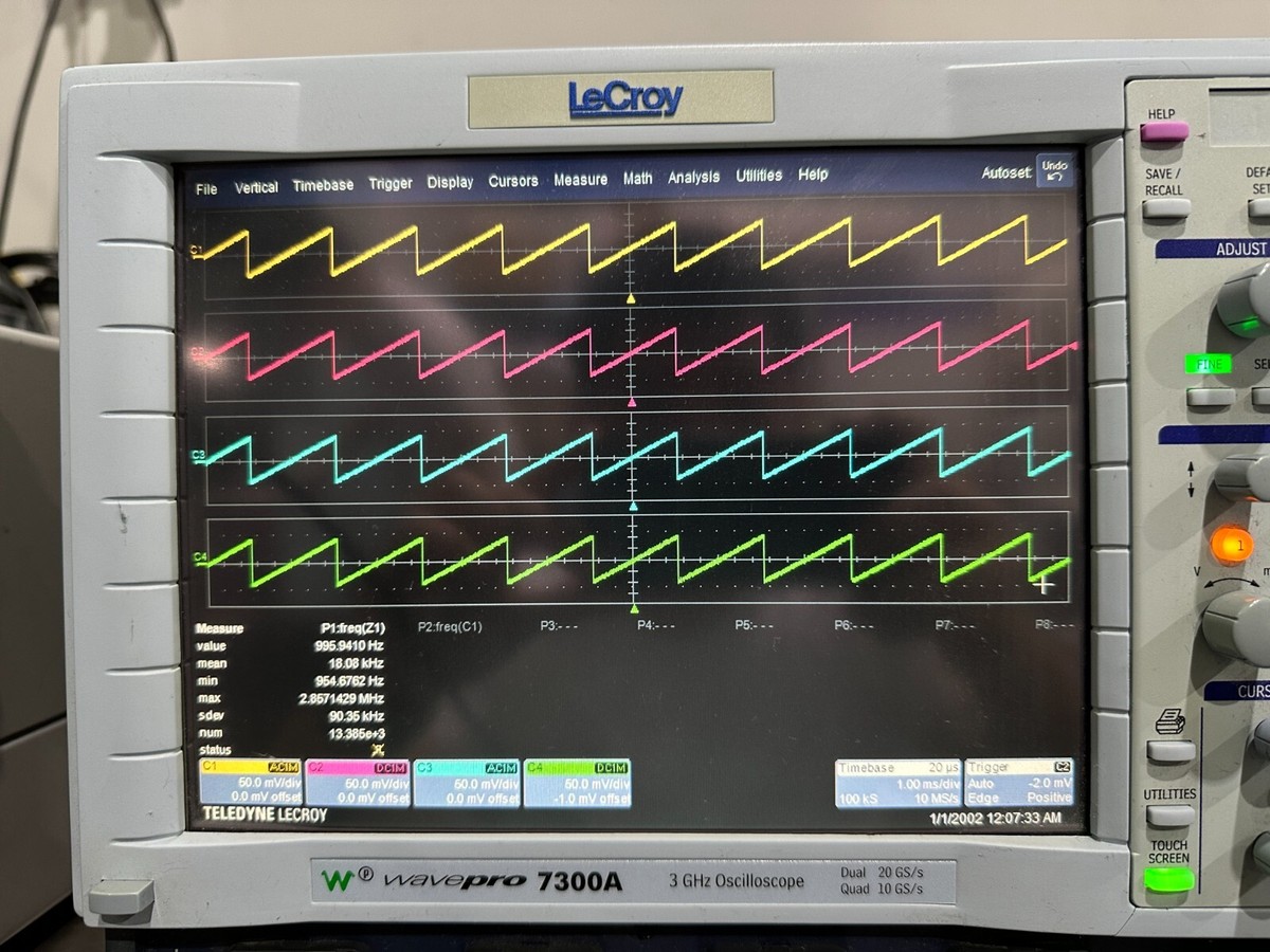 LeCroy WavePro 7300A Oscilloscope Opt DDM2 JLITE JTA2 XDEV XMATH