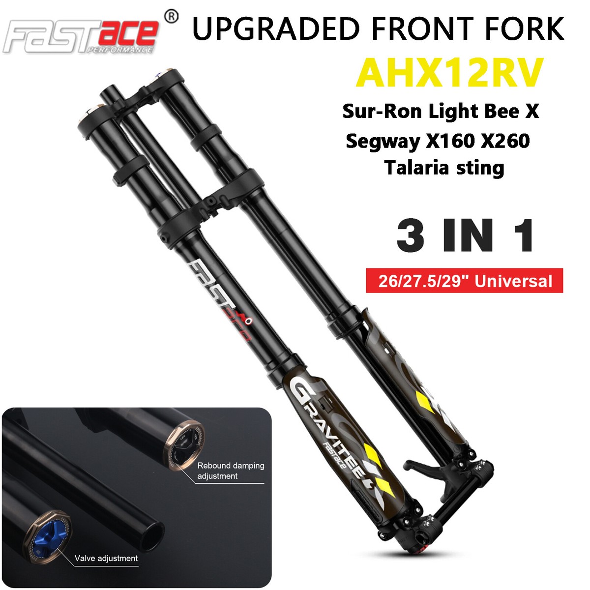 FASTACE AHX12RV FRONT FORK SUSPENSION FOR SURRON TALARIA STING X3