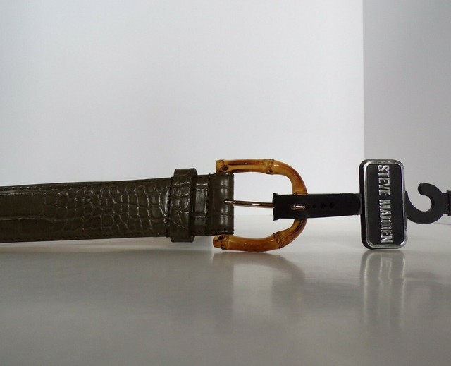 steve madden leather belt