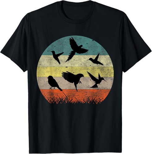 Vintage Birding Bird Watching Funny Bird Watcher Bird Gift Unisex T-Shirt - 第 1/4 張圖片