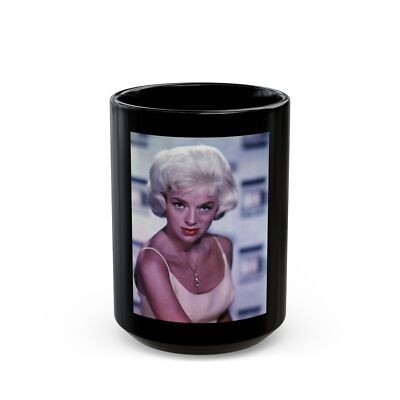 Diana Dors #113 (Vintage Female Icon) Black Coffee Mug