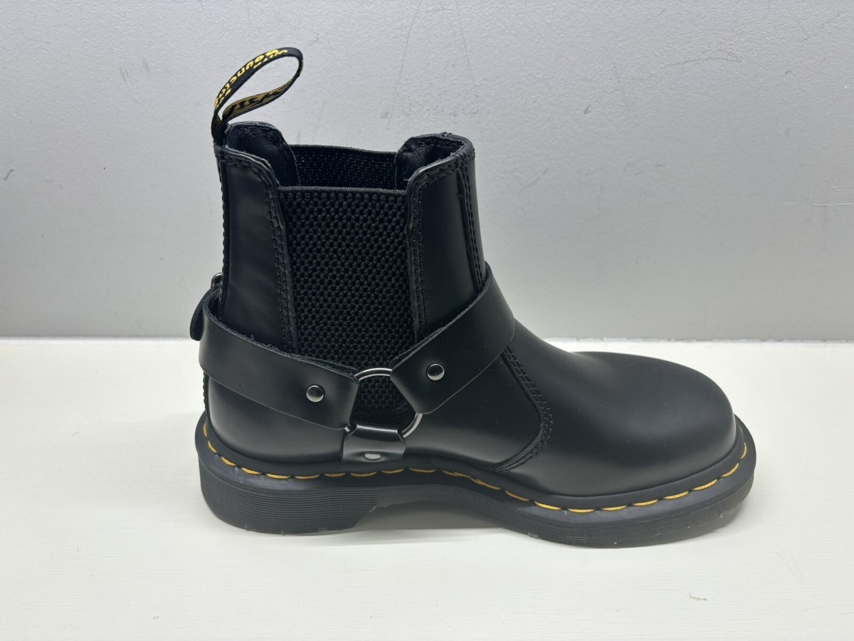 靴 Dr. Martens BUCKLE PULL UP CHELSEA BOOTS Dr.Martens 2976 Buckle Pull Up Leather Chelsea Boots 'Black