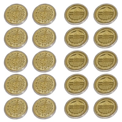 Felimoa Art Coin Aztec Civilization Sun Stone Set Of 20 SI-00004