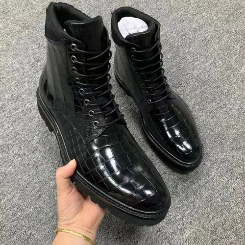Men's Shoes Leather Boots Handmade Size 11US - 44EU - 第 4/8 張圖片