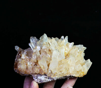 Natural White Clear Quartz Crystal Cluster Point Healing