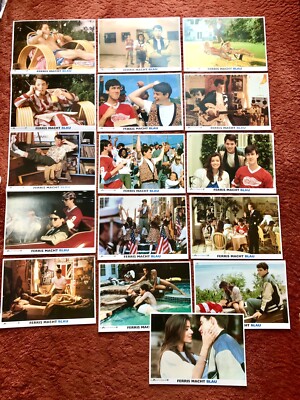 Ferris macht blau Aushangfotos 16 Stck. Matthew Broderick, Mia Sara, Alan Ruck