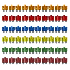 60Pcs LED Blade Fuse Assortment, Smart Glow, 5A 10A 15A 20A 30A 40A