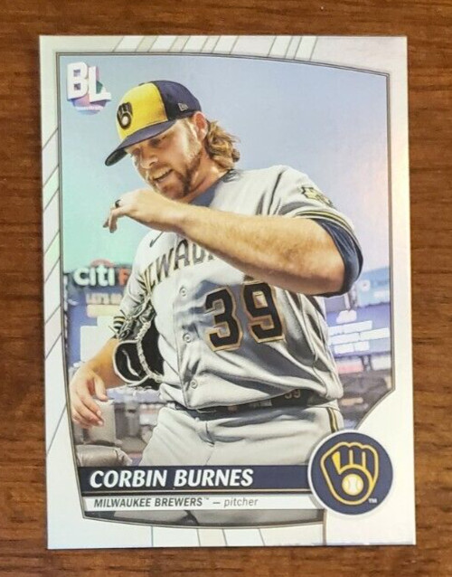 **CORBIN BURNES** 2023 Topps BIG LEAGUE #239 UNCOMMON RAINBOW FOIL - BREWERS!