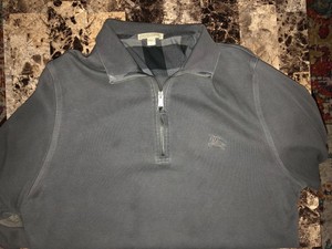burberry half zip shirt