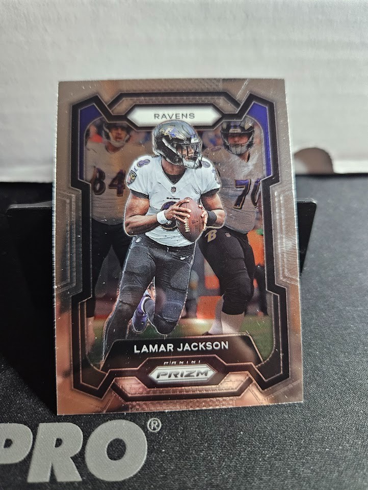 Lamar Jackson 2023 Panini Prizm Football Base- Baltimore Ravens #18
