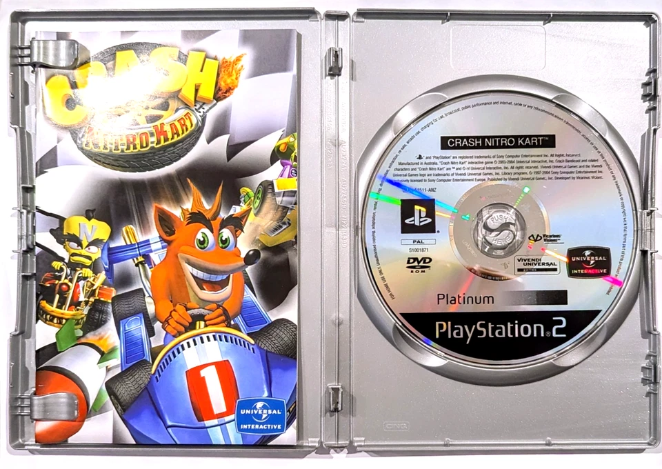 Crash Nitro Kart PS2 Platinum Sony Playstation 2 Complete with Manual PAL VGC - Image 3 of 4