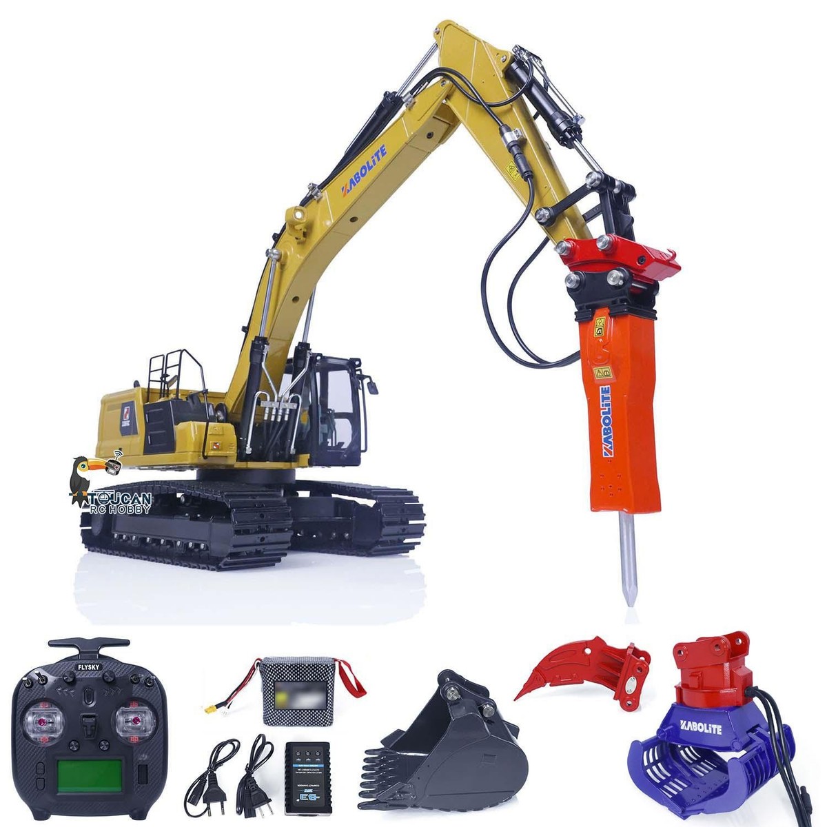 Used Kabolite K961 100S 1:18 RTR Hydraulic RC Excavator