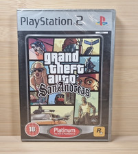 Grand Theft Auto: San Andreas PS2 PlayStation 2 Platinum - New Factory Sealed